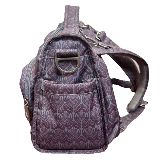 Ju-Ju-Be B.F.F. Convertible Diaper Bag Backpack / Amethyst Ice print - Picture 5 of 8